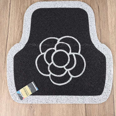 TPEMAT Automobile Floor Mats Car Floor Mats Camellia Silk Loop Universal Fit for Cars Trucks SUVs