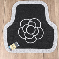 TPEMAT Automobile Floor Mats Car Floor Mats Camellia Silk Loop Universal Fit for Cars Trucks SUVs