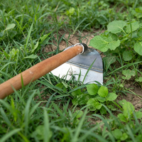 ChuTian Heavy-Duty Manganese Steel Garden Hoe with 1.2m Locust Wood Handle - Sharp Forged Dutch Hoe for Weeding, Digging & Soil Loosening