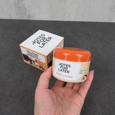 NOTES FOR LATER Vitamin C Brightening & Anti-Aging Facial Cream Hydrating Antioxidant Formula for Youthful Radiance