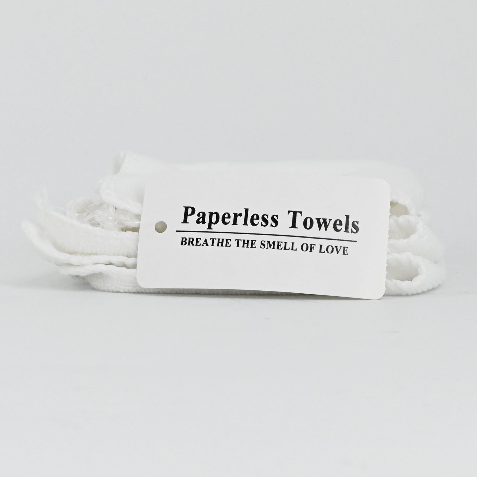 Paperless Towels Cotton White Washcloth Absorbent Face Towels