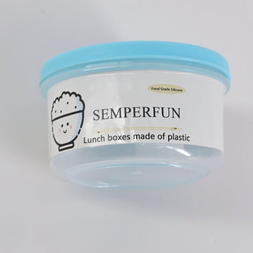 SEMPERFUN™ Plastic Lunch Containers Bento Lunch Box Snack Containers with Lids, Lunch Box