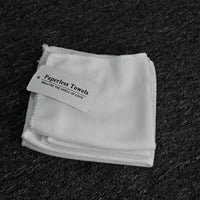 Paperless Towels Cotton White Washcloth Absorbent Face Towels