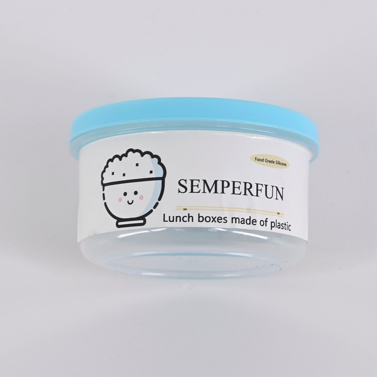 SEMPERFUN™ Plastic Lunch Containers Bento Lunch Box Snack Containers with Lids, Lunch Box