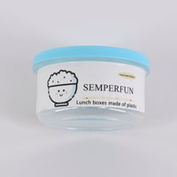 SEMPERFUN™ Plastic Lunch Containers Bento Lunch Box Snack Containers with Lids, Lunch Box
