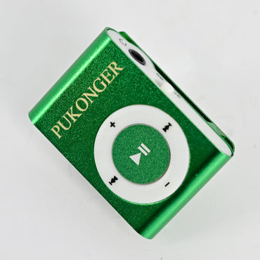 PUKONGER Mini Clip MP3 Player in Green