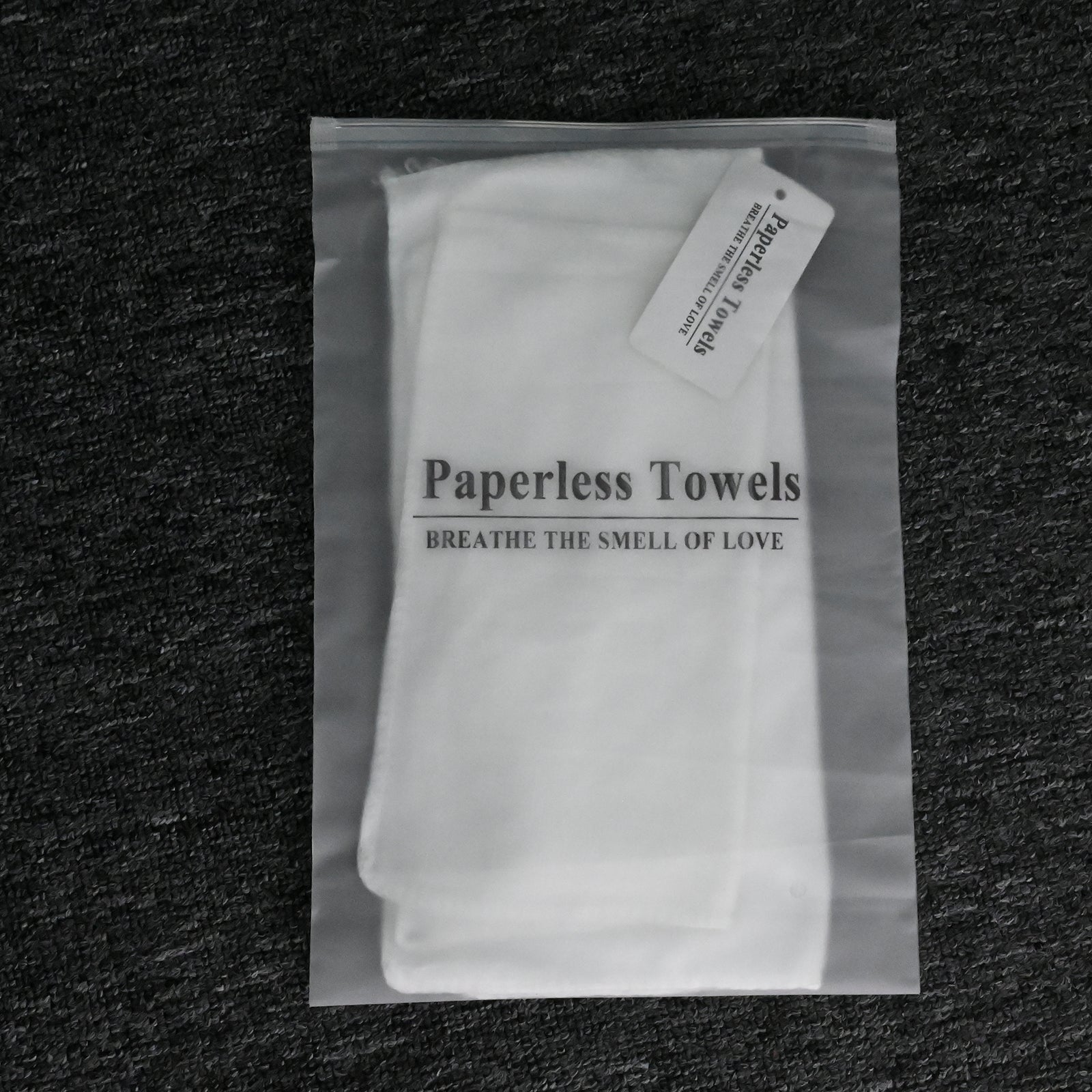 Paperless Towels Cotton White Washcloth Absorbent Face Towels
