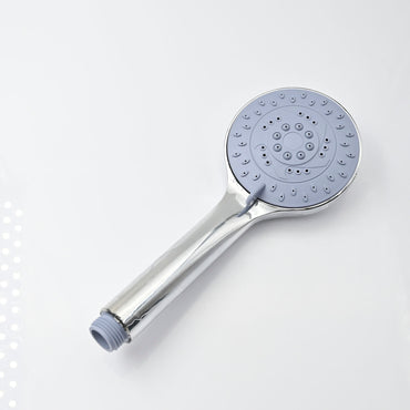 L E S Shower Head High Pressure Handheld in Silver