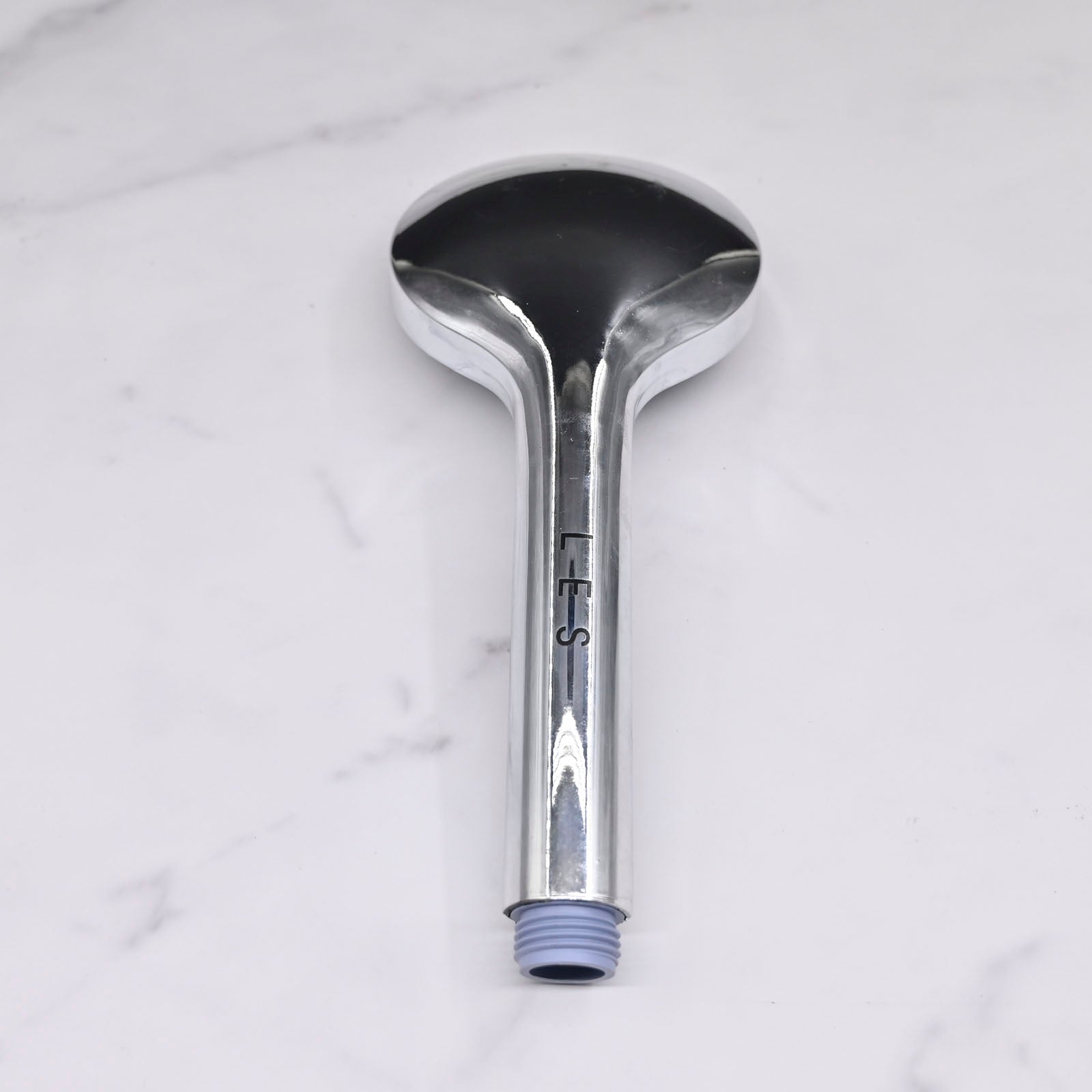 L E S Shower Head High Pressure Handheld in Silver