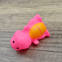 GAGABOOM Baby Bathtub Toy Dinosaur Pink