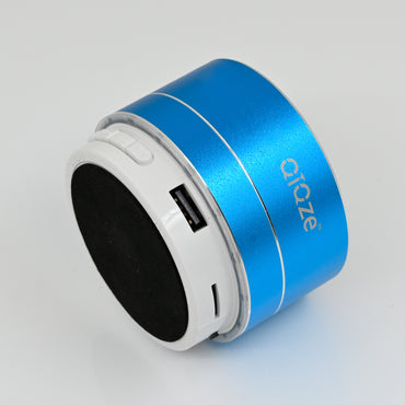 QiQze Portable Bluetooth Blue Speaker