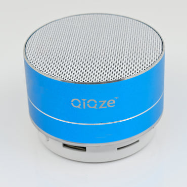 QiQze Portable Bluetooth Blue Speaker