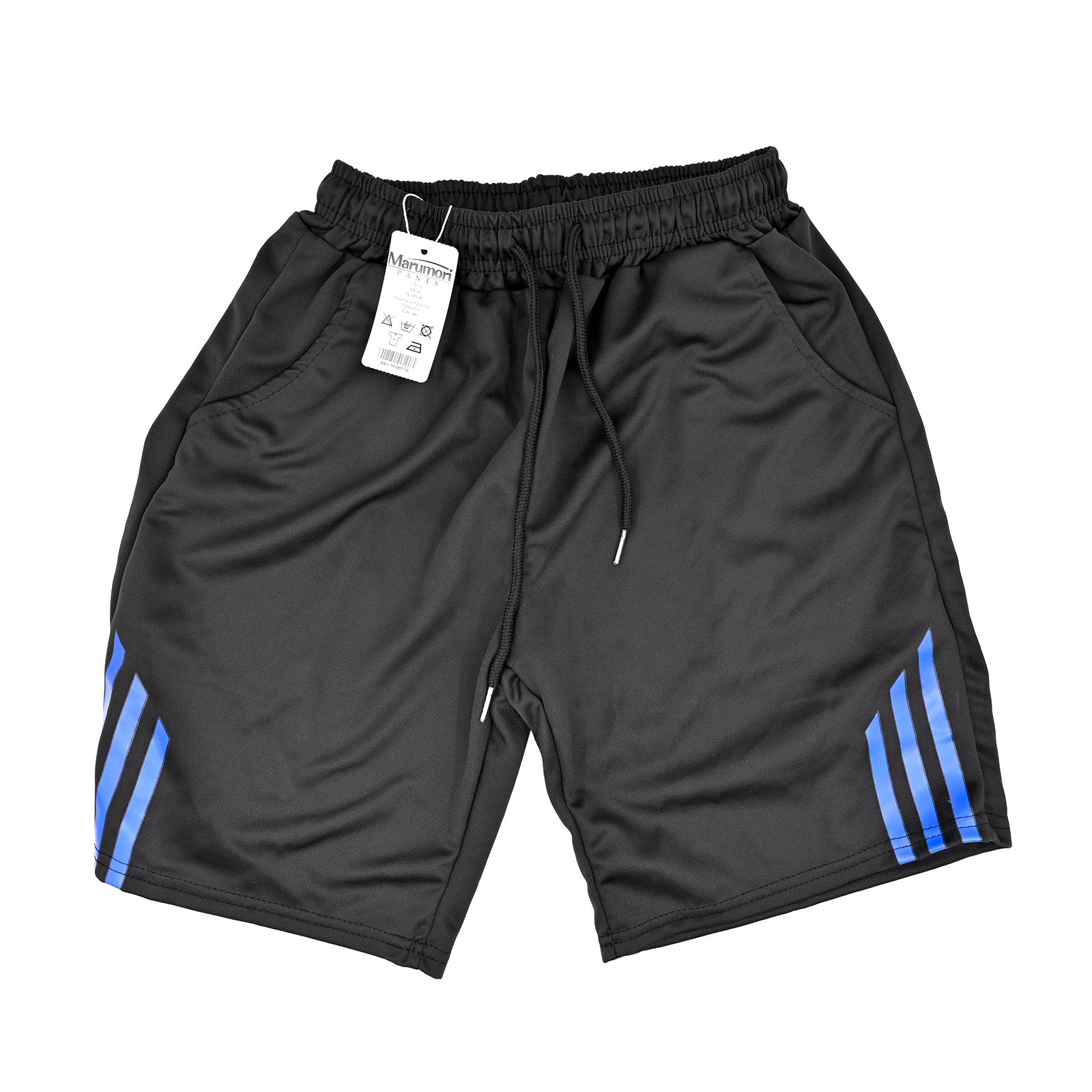 Marumori Casual Flat Front Short Pants Blue