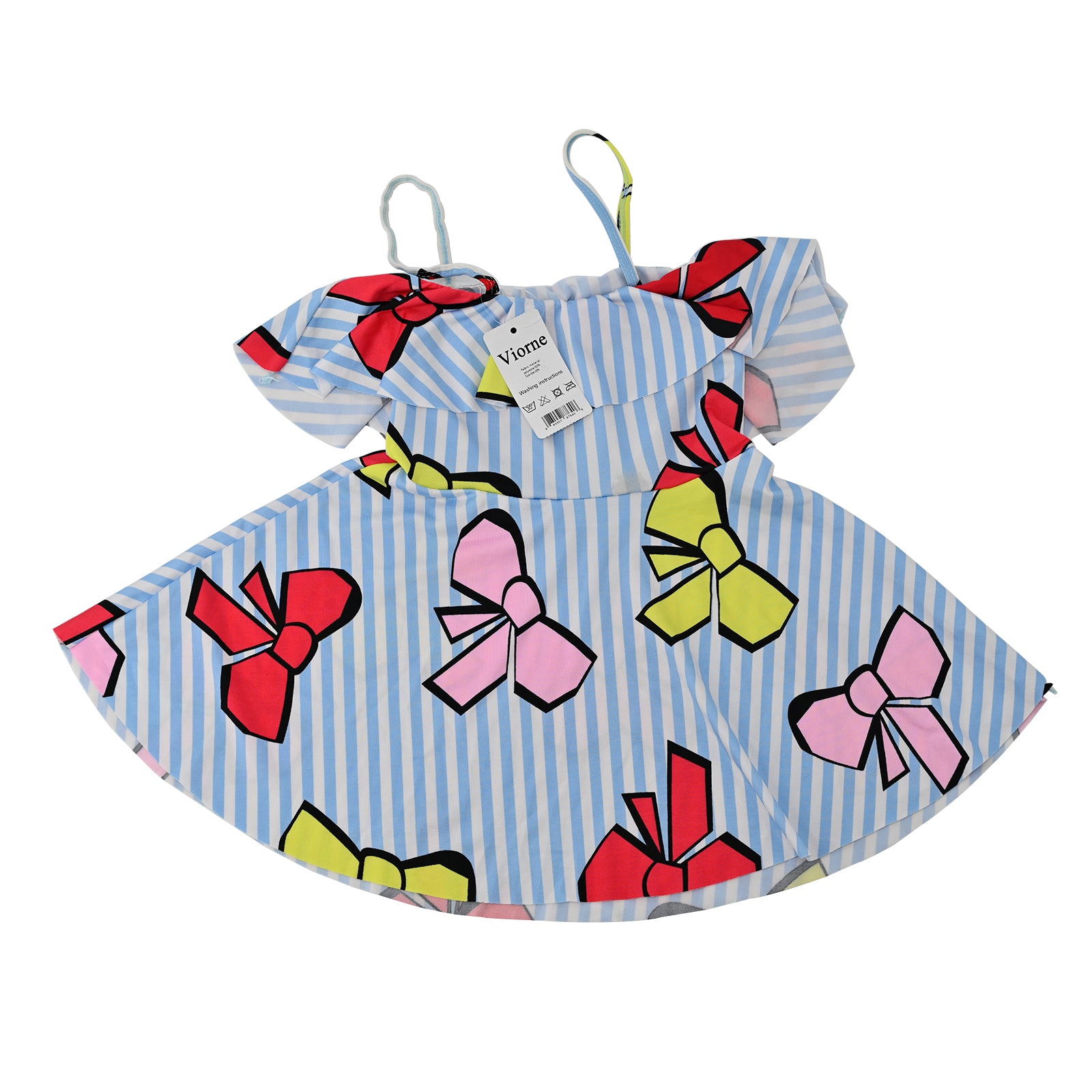 Viorne bow Girls Kids Bathing Suits  Swimsuits