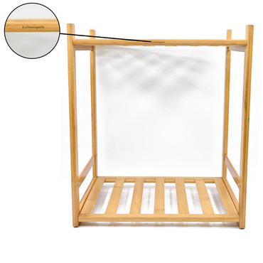 KoBoutiquebe Wood Ladder Storage Shelf Organizer Plant Flower Stand Rack