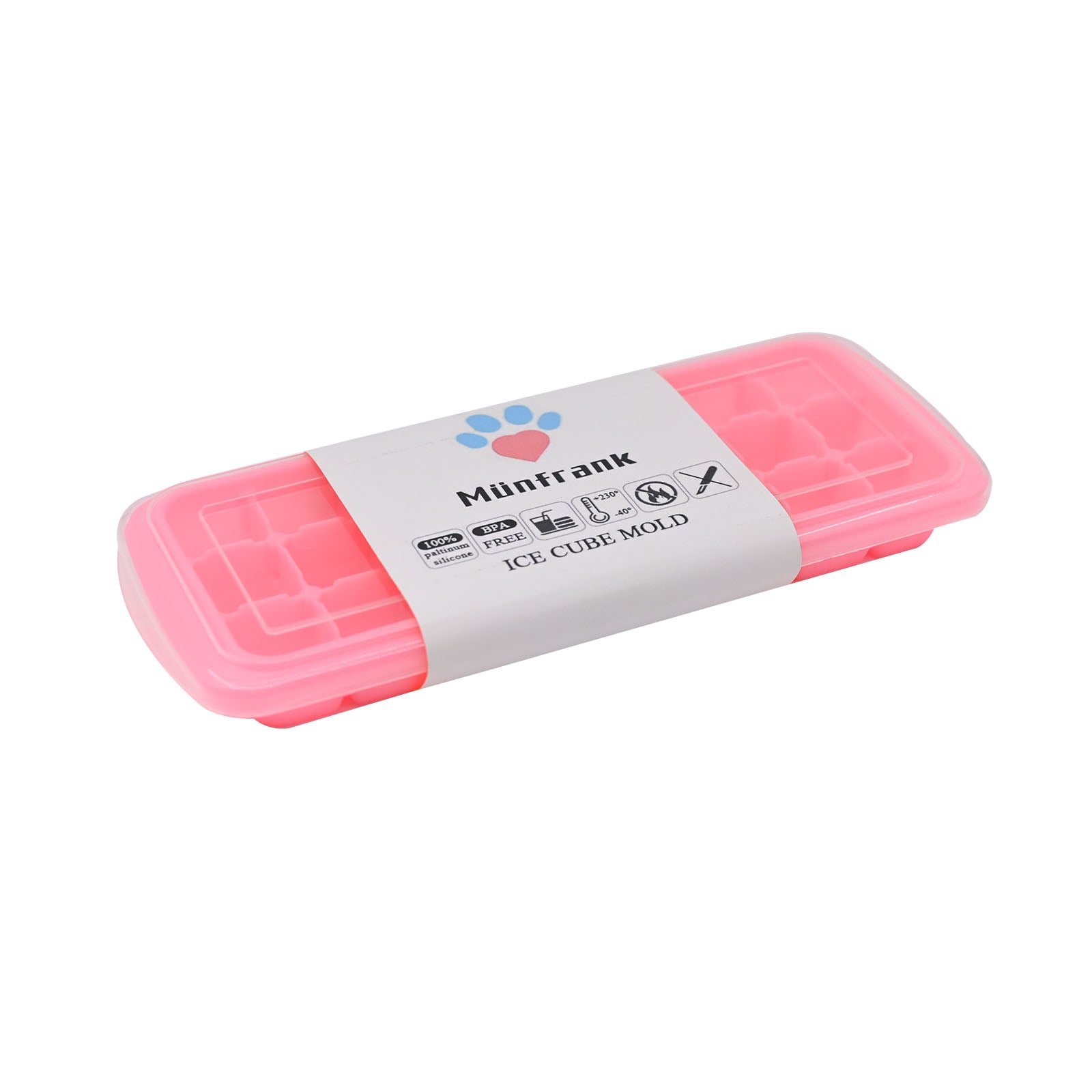 Münfrank Ice Cube Moulds Pink