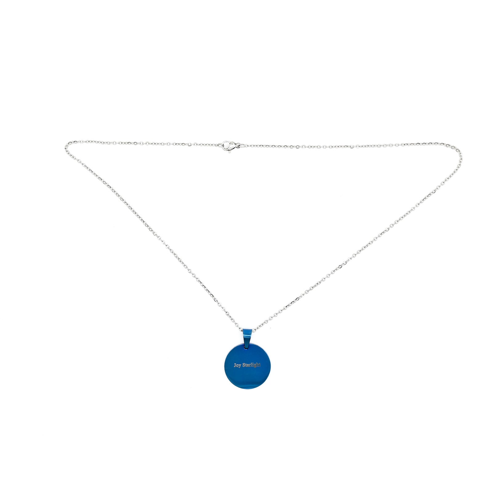 Joy Starlight necklace with round metal Simple style jewelry