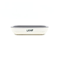 LKHF Draining Soap Dish, with Water Tray, Easy to Clean