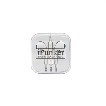 iPunker Music headphones Wireless headsets for smartphones White