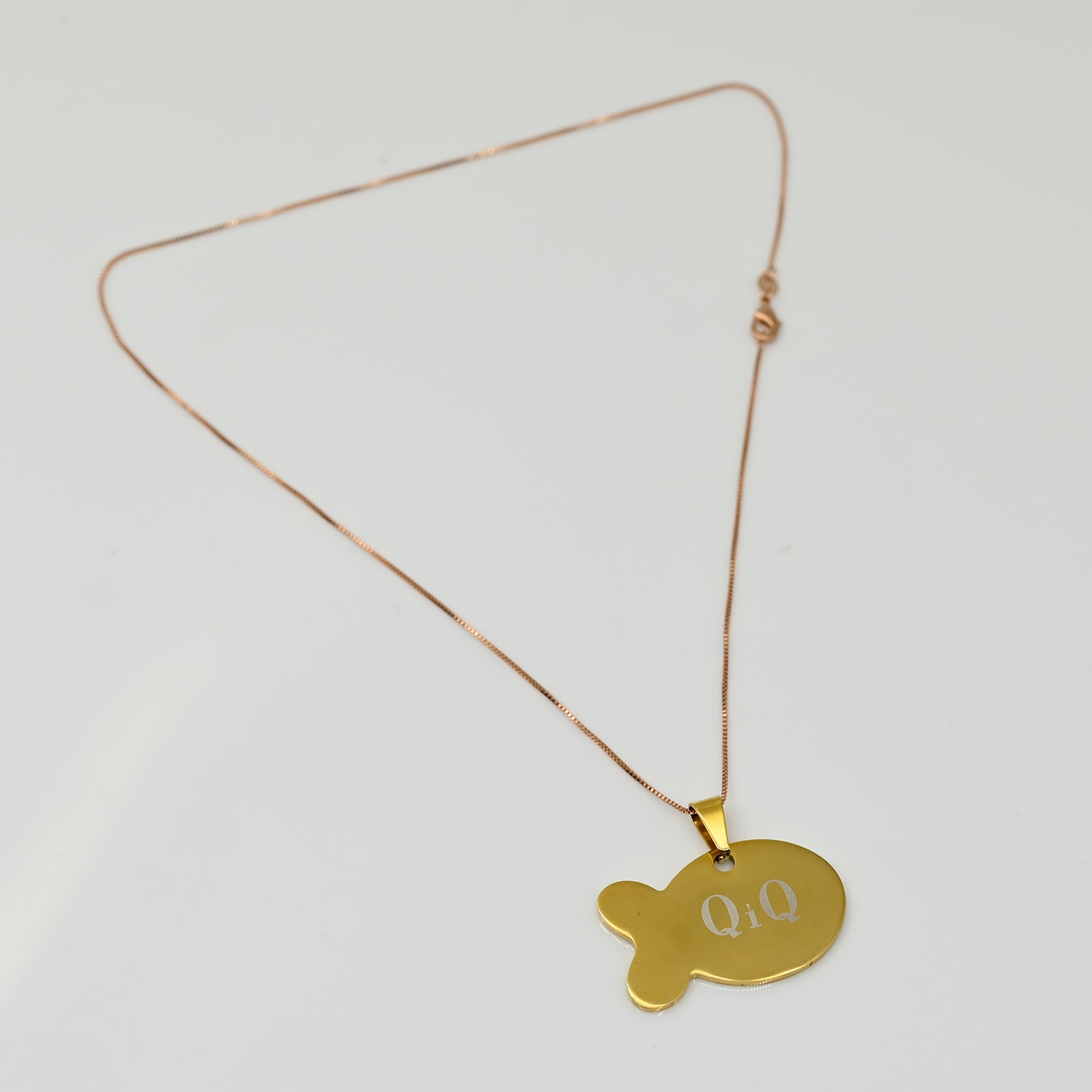 QiQ Fish Pendant Necklace