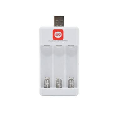 SW Chargers for electric batteries 3 Slots USB Fast Charging AAA Battery Charger