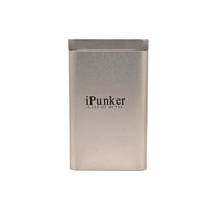 iPunker Cans of metal Silver Square Tea Tin with Slip Cover Lid