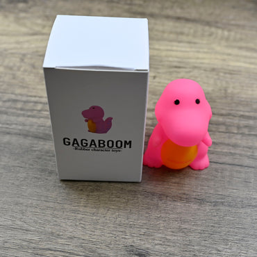 GAGABOOM Baby Bathtub Toy Dinosaur Pink