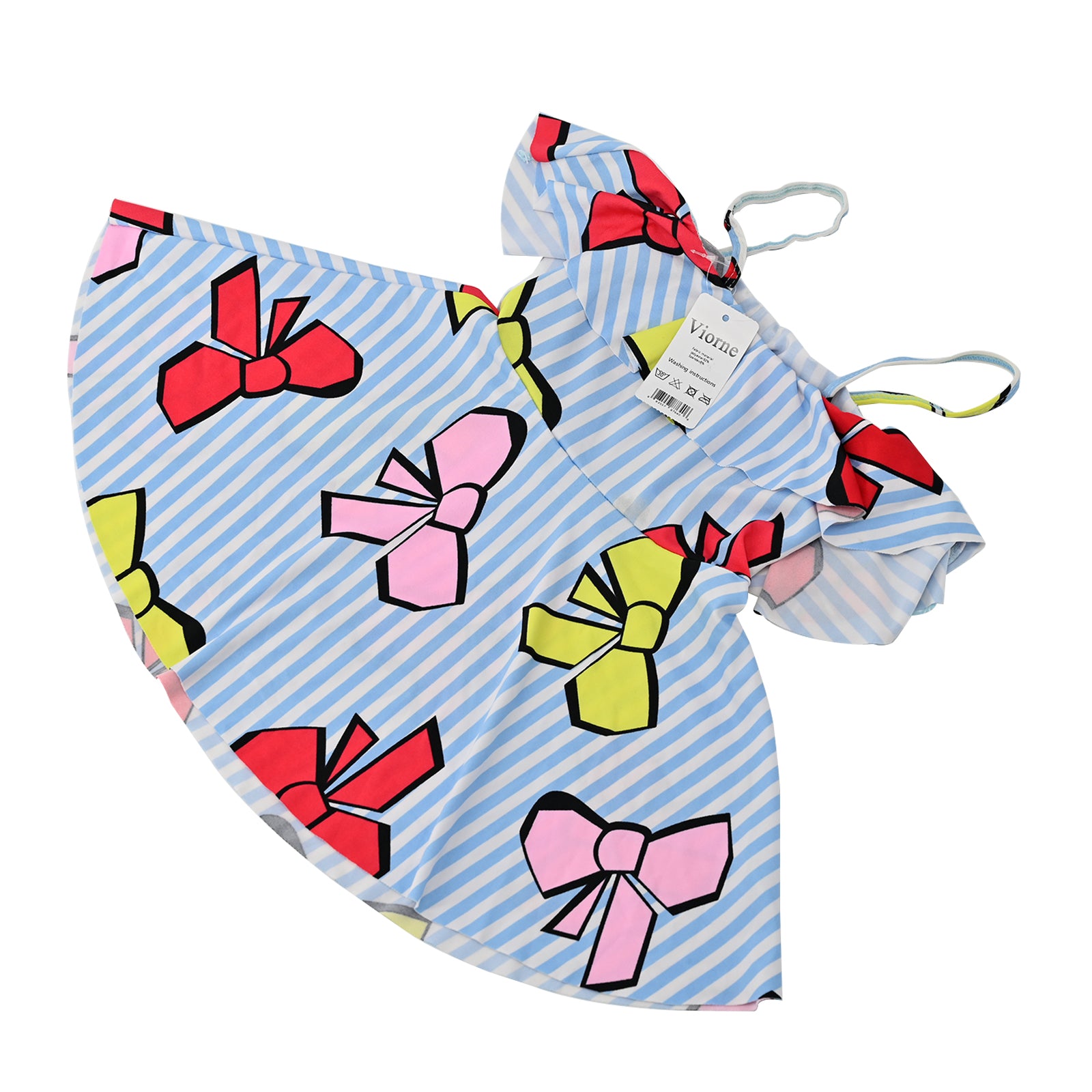 Viorne bow Girls Kids Bathing Suits  Swimsuits