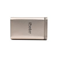 iPunker Cans of metal Silver Square Tea Tin with Slip Cover Lid