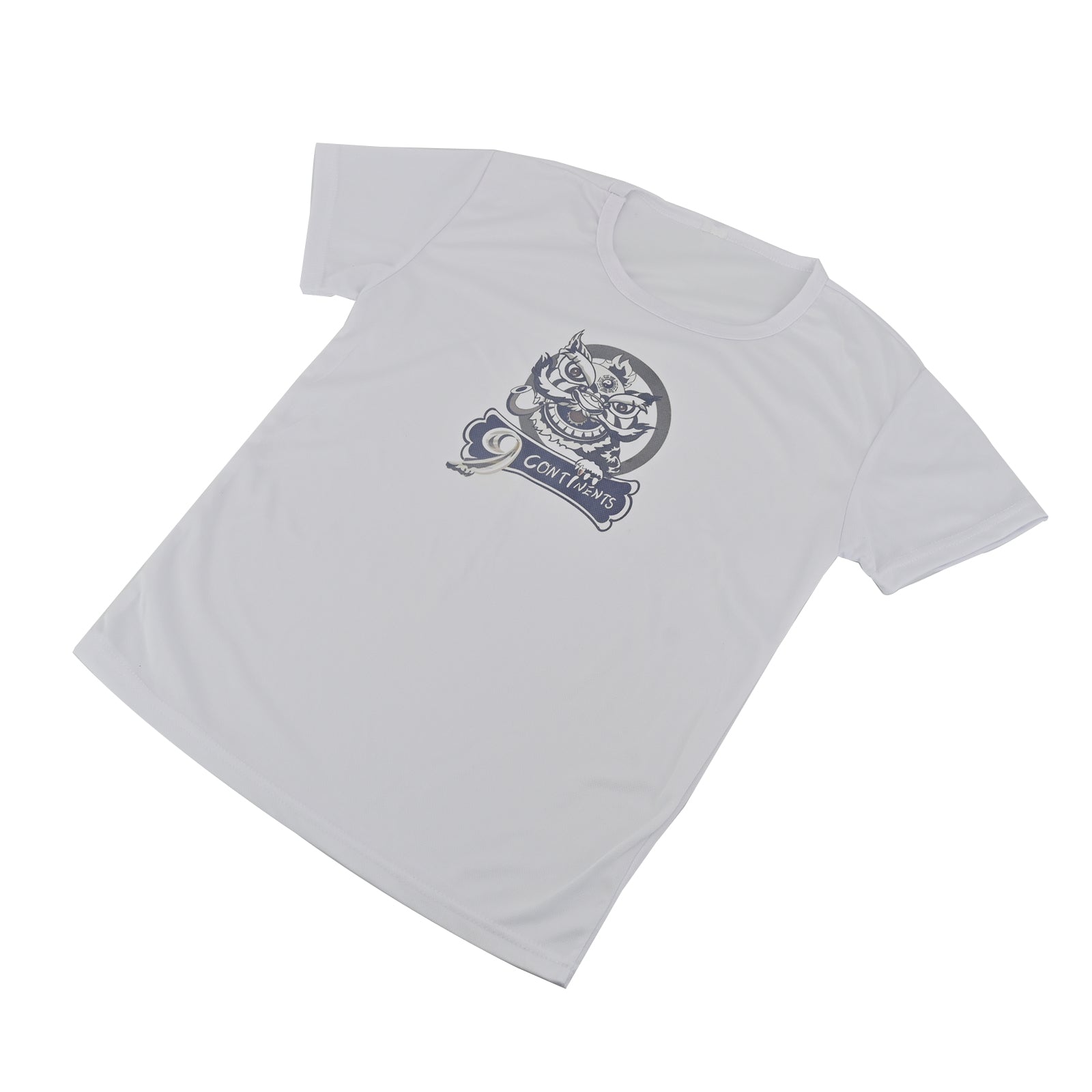 CONTINENTS T-shirt unisex M White