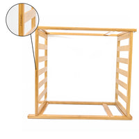 KoBoutiquebe Wood Ladder Storage Shelf Organizer Plant Flower Stand Rack