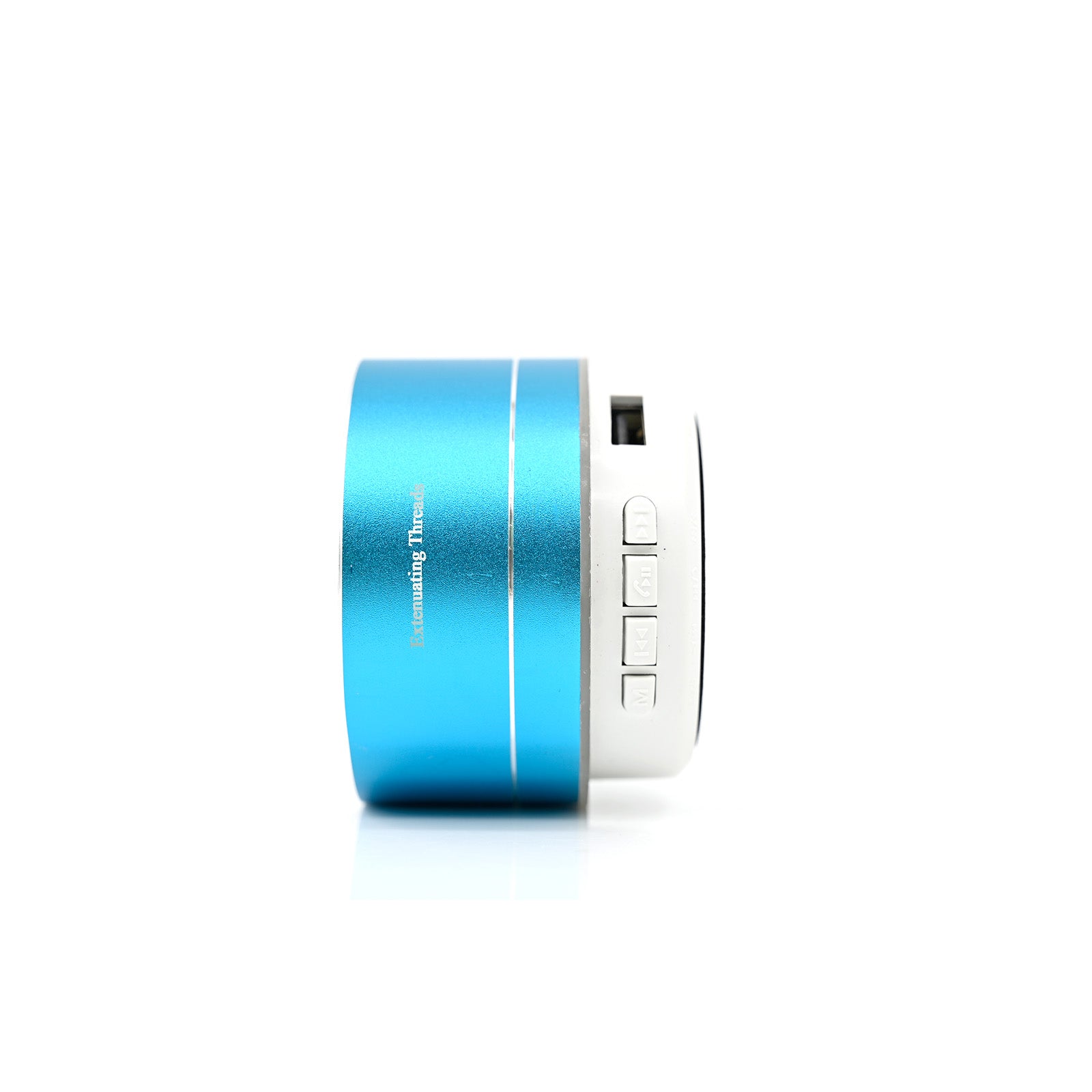 Extenuating Threads Portable Bluetooth Blue Speaker