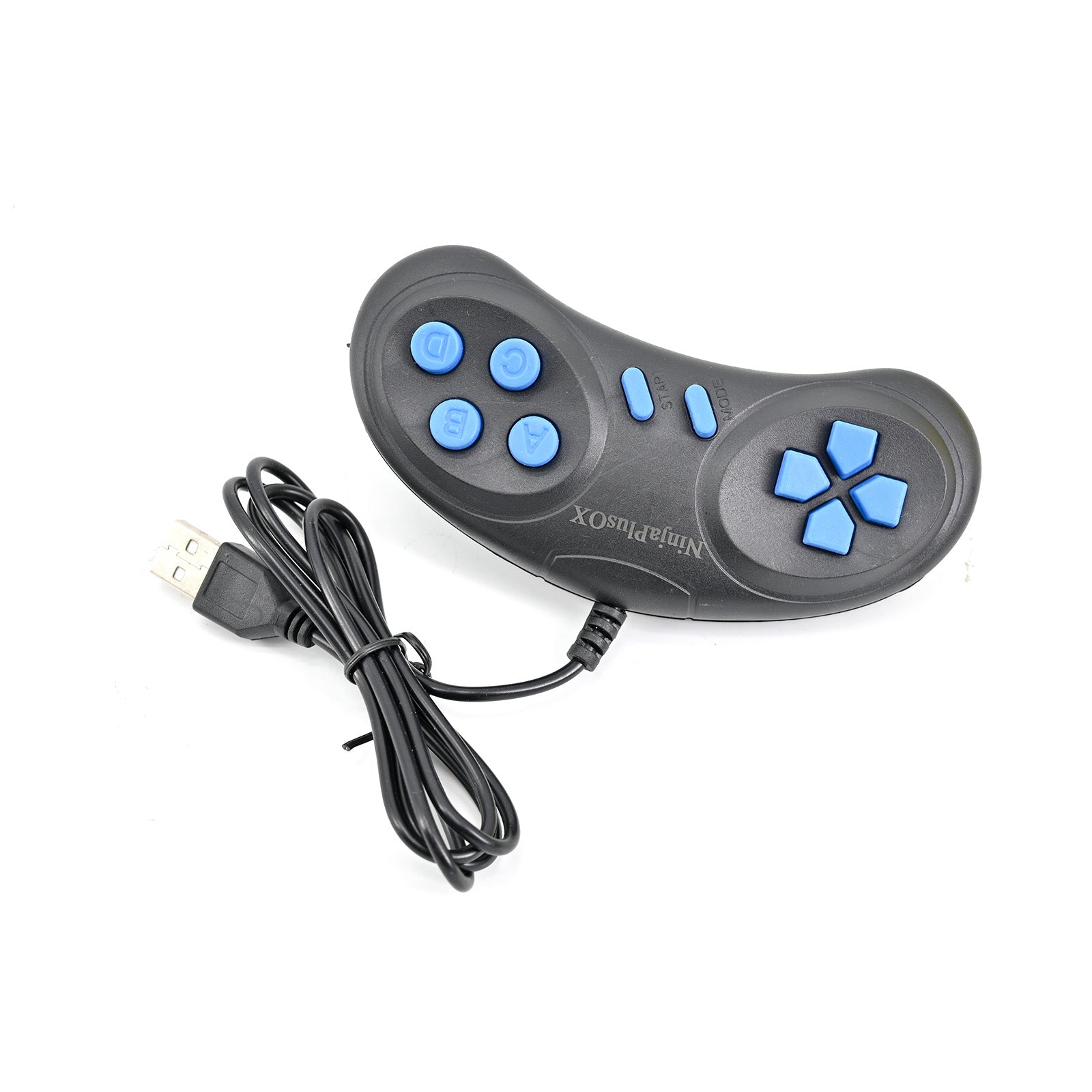 NinjaPlusOX Universal Computer Game 9-pin Console 4-Button Controller Gamepad for AV and HDMI Universal Computer Game