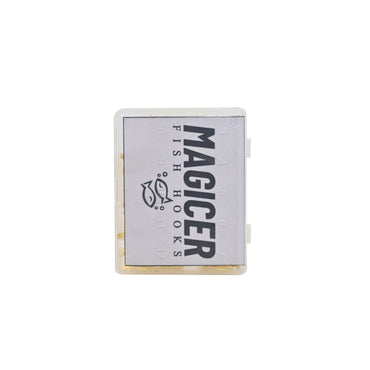 MAGICER Fish Hooks Portable Plastic Box Gold