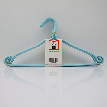 XERY Rustproof Hangers in Cyan for Drying Clothes