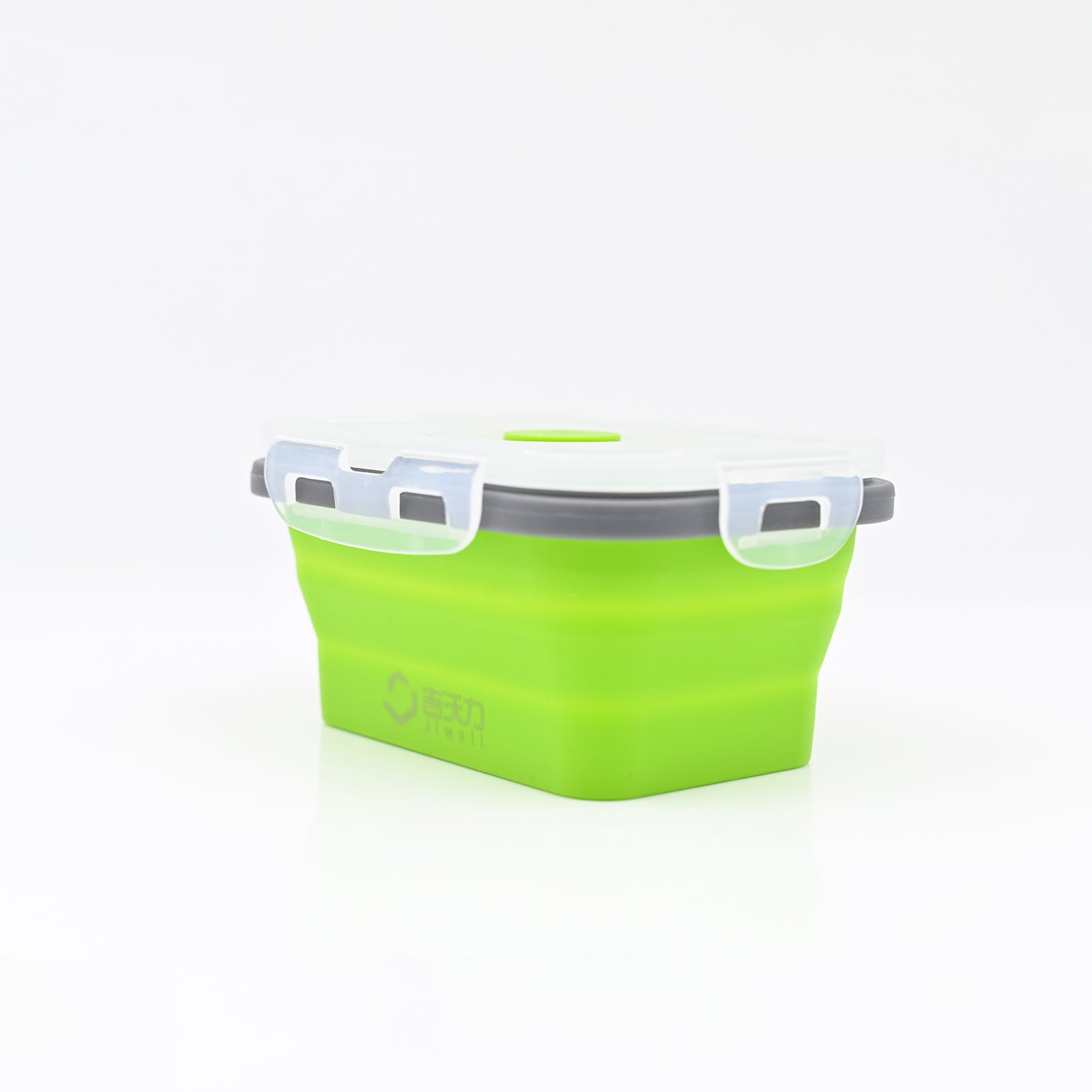 JIWALI Lunch Box Plastic in Green