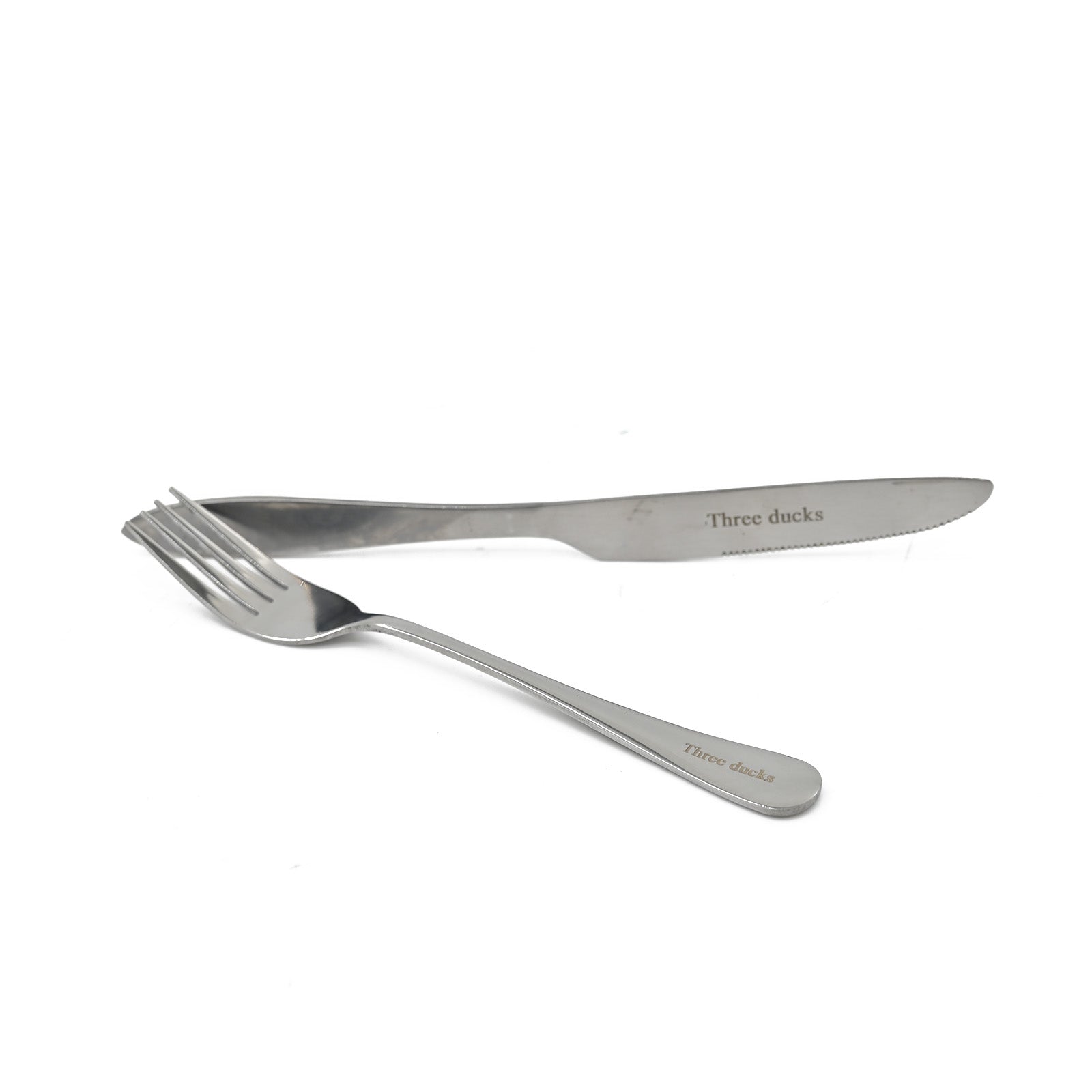 Three ducks Stainless steel table knife