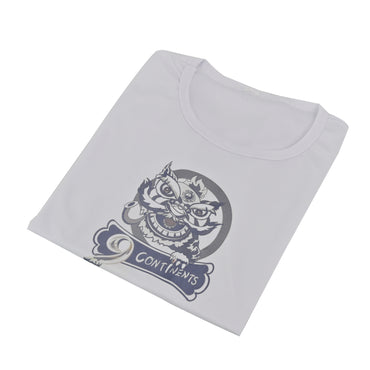 CONTINENTS T-shirt unisex M White