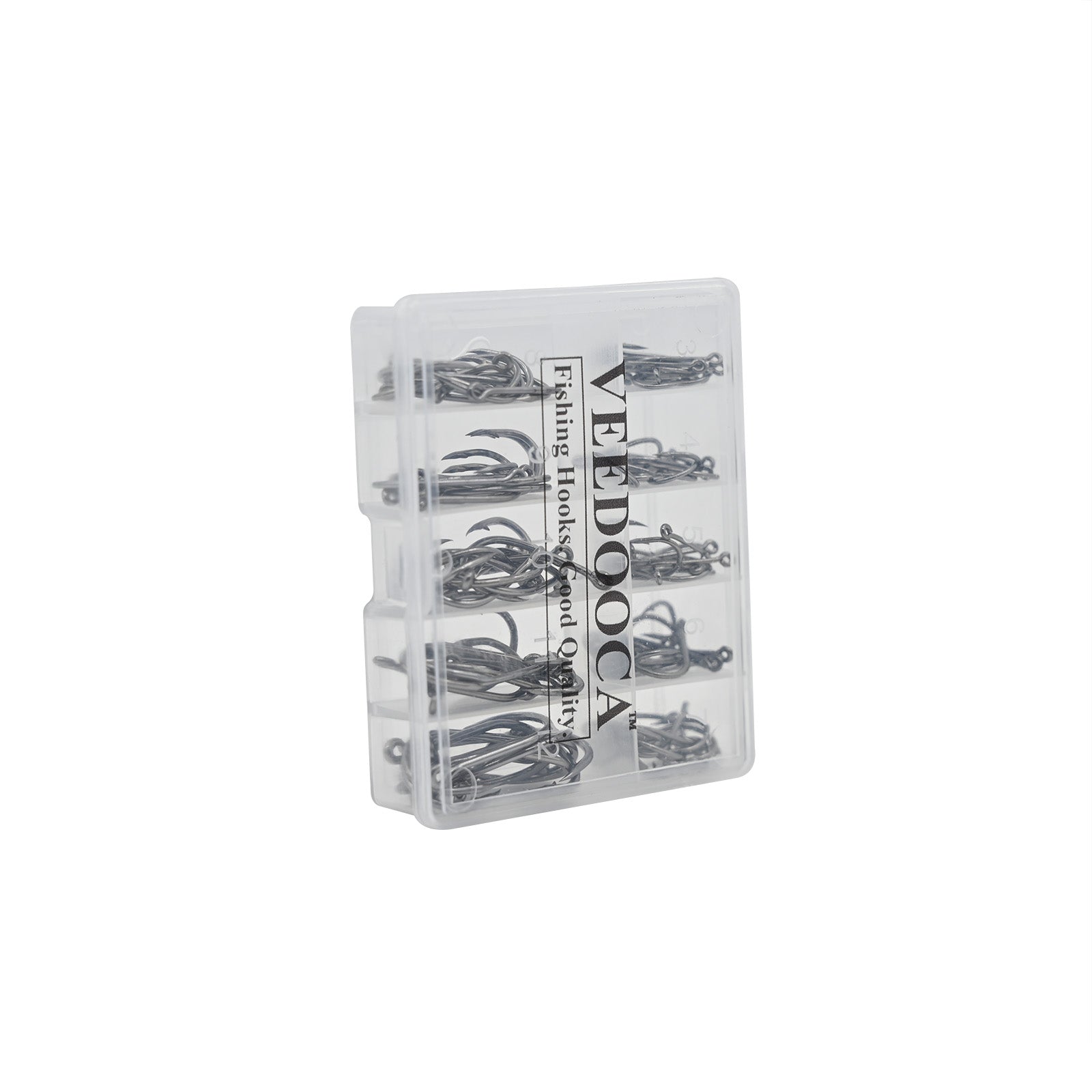 VEEDOOCA Fish Hooks Portable Plastic Box