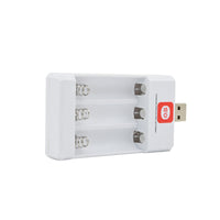 SW Chargers for electric batteries 3 Slots USB Fast Charging AAA Battery Charger