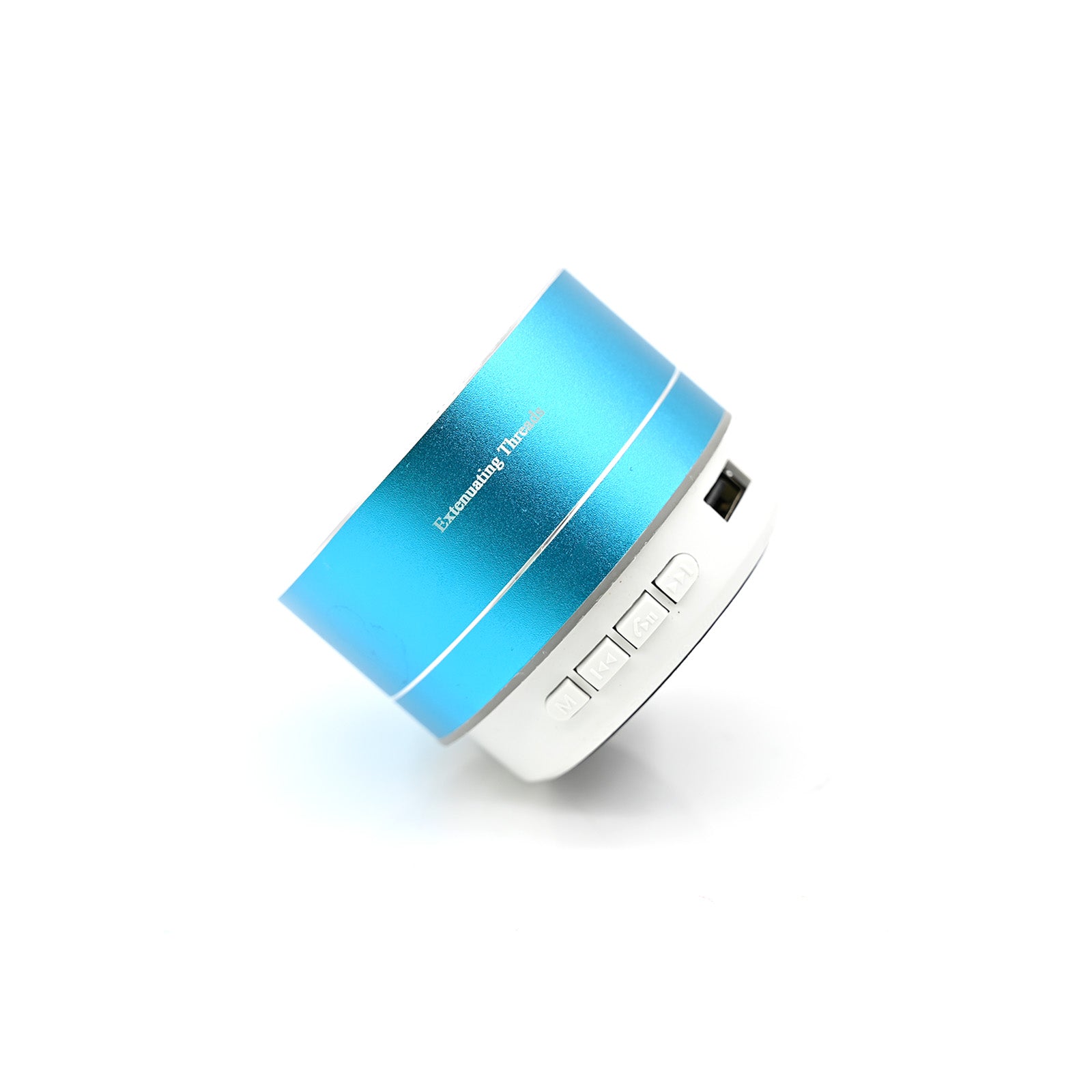 Extenuating Threads Portable Bluetooth Blue Speaker