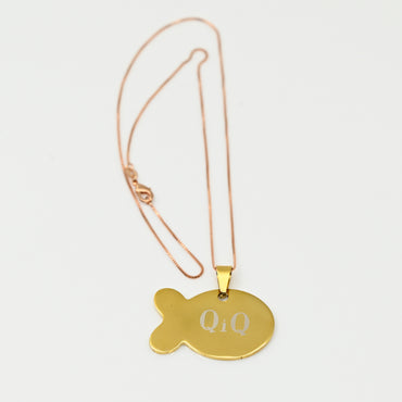 QiQ Fish Pendant Necklace