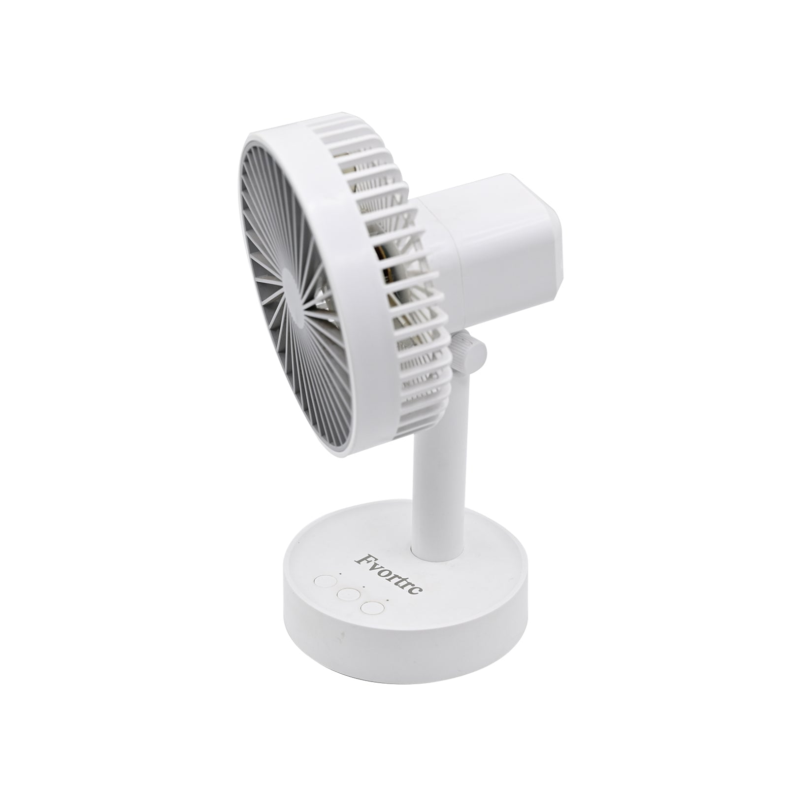 Fvortrc USB Mini Desk Fan White