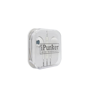 iPunker Music headphones Wireless headsets for smartphones White