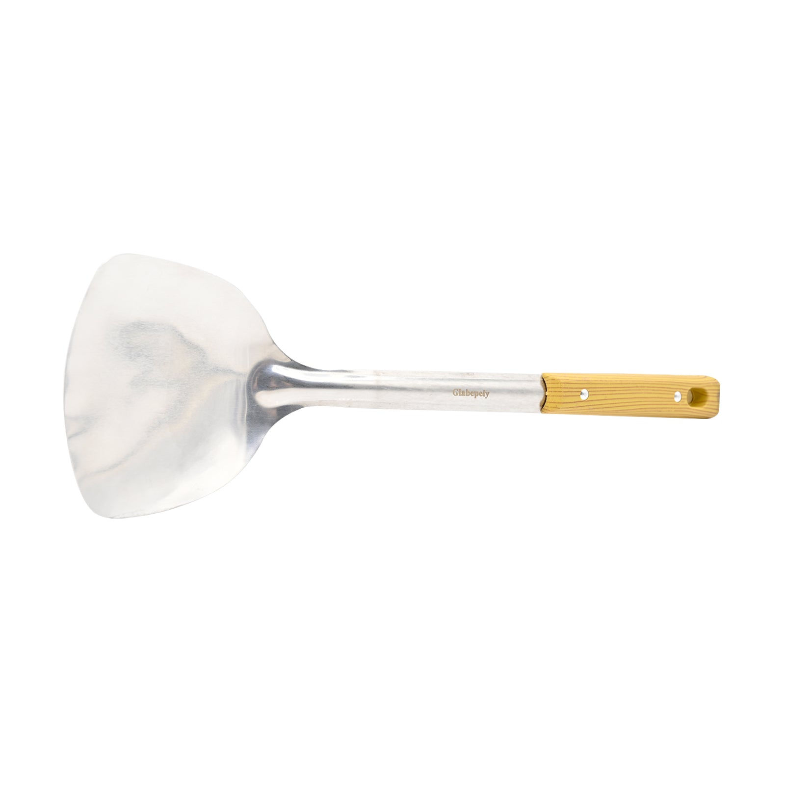 Glabepely Pot Spatula for Wok Stainless Steel Wok