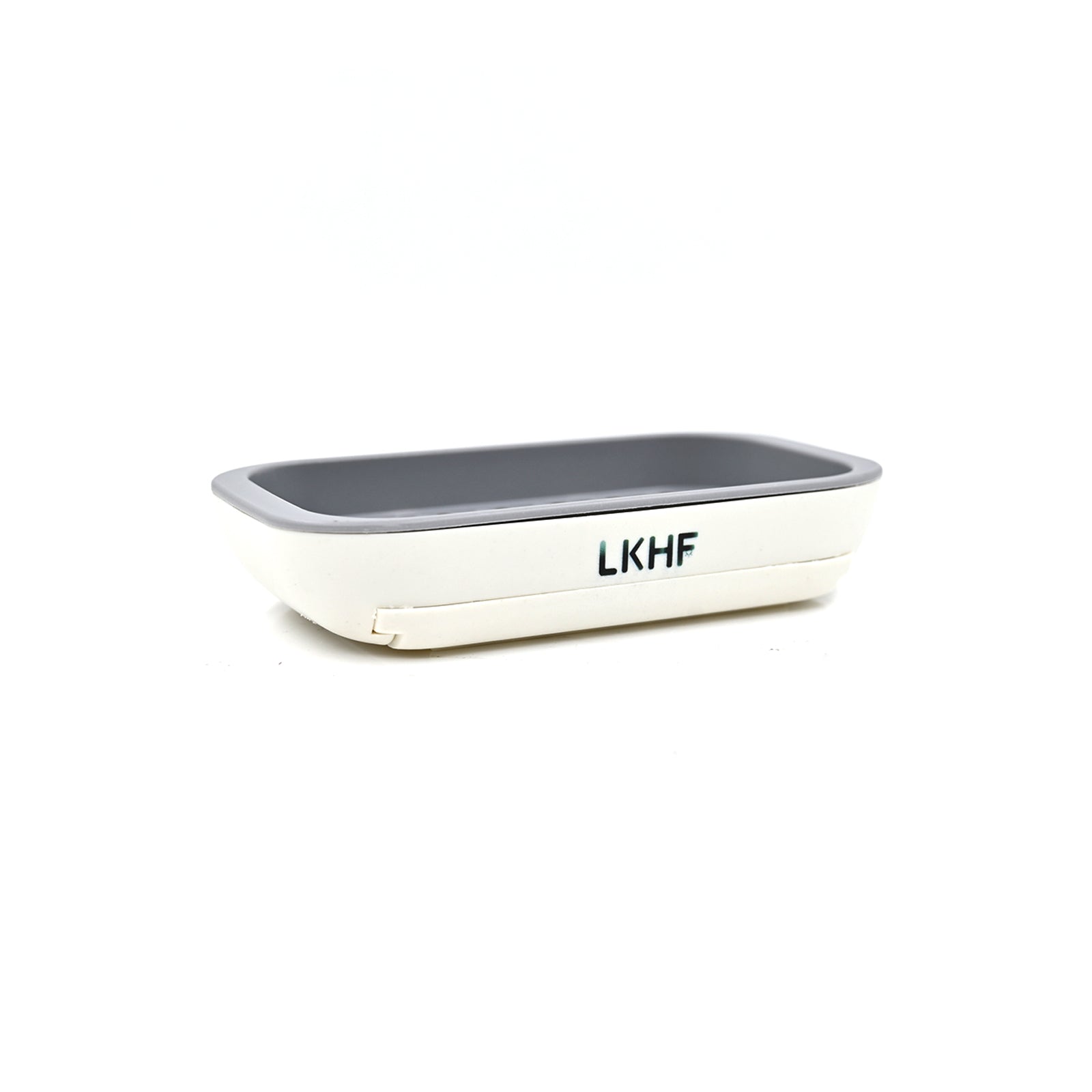 LKHF Draining Soap Dish, with Water Tray, Easy to Clean