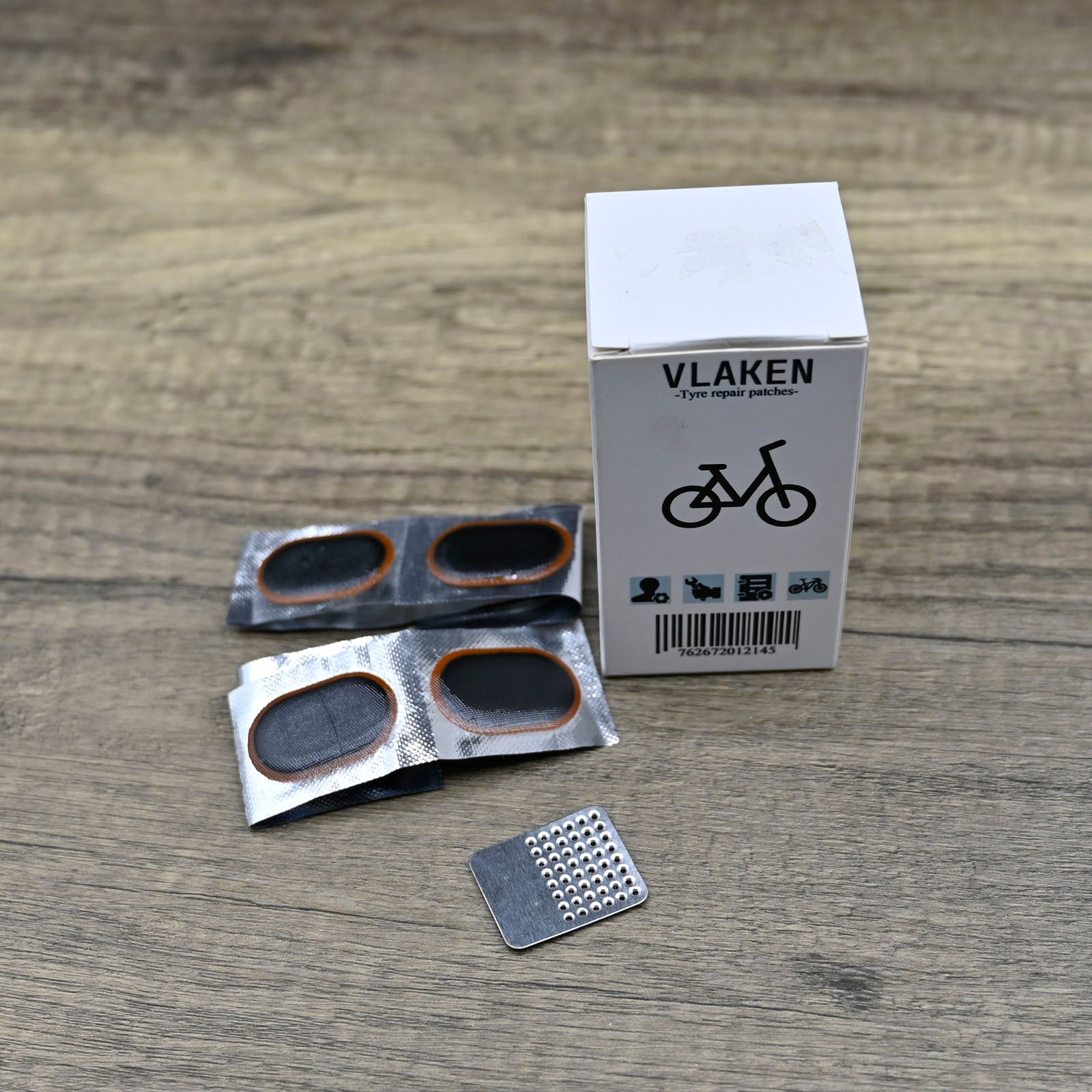 VLAKEN Bike Inner Tire Patch Repair Kit