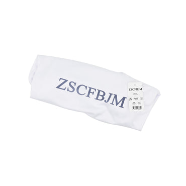 ZSCFBJM Slim-Fit Short-Sleeve Crewneck Pocket T-Shirt White