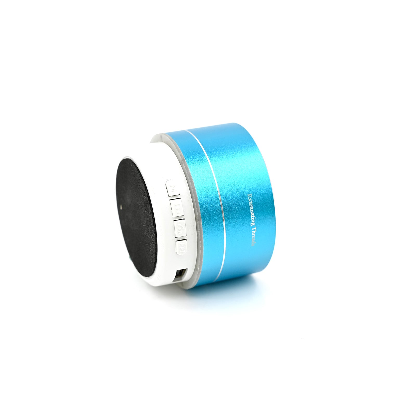 Extenuating Threads Portable Bluetooth Blue Speaker