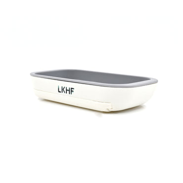 LKHF Draining Soap Dish, with Water Tray, Easy to Clean